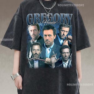 Vintage 90s Gregory House MD T-Shirt, Graphic Doctor TV Show Tee