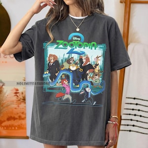 Disney Zootopia 2 Shirt, Judy Hopps Nick Gary Nibbles Bogo Shirt, Zootopia 2 Movie Fan Merch Apparel, Disneyland Family Matching Tee image 1