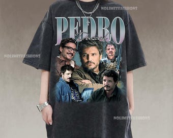 Maglietta Comfort Colors Pedro Pascal, maglietta retrò anni '90