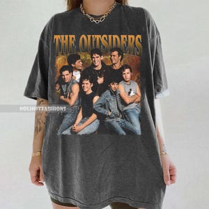 The Outsiders Vintage Shirt, The Outsiders Movie Bootleg 90s Graphic Tee, Stay Gold Ponyboy T-shirt