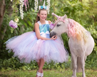 The Hair Bow Factory Unicorn Tutu Dress Size 12-24 Months to 