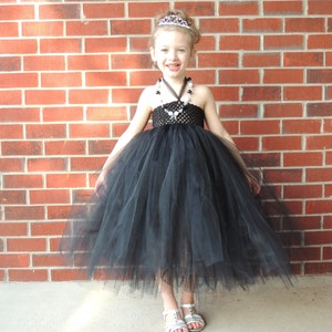 The Hair Bow Factory My Little Black Dress Tutu Dress Size 12-24 Months to Size 12 image 3