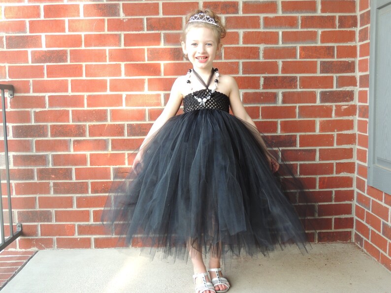 The Hair Bow Factory My Little Black Dress Tutu Dress Size 12-24 Months to Size 12 image 3