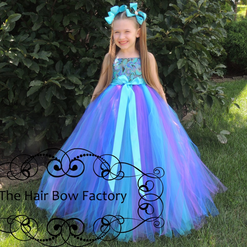 Purple Shimmer Layered Tutu Dress main image 0