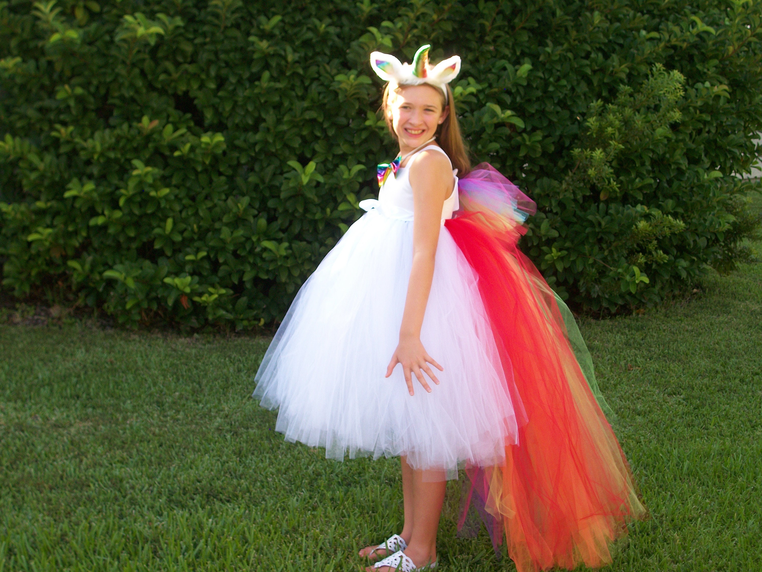 The Hair Bow Factory Rainbow Unicorn 
