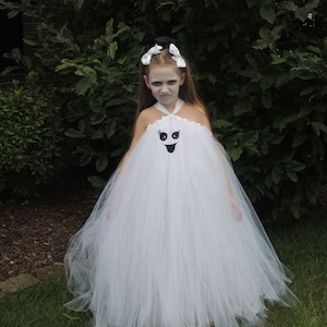 The Hair Bow Factory White Ghost Halloween Tutu Dress Size 12-24 Months to Size 12 image 4