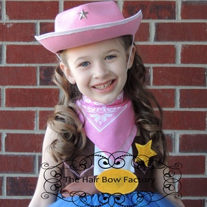 The Hair Bow Factory Sheriff Cowgirl Costume Tutu Dress with hat and bandana Size 12-24 Months to Size 12