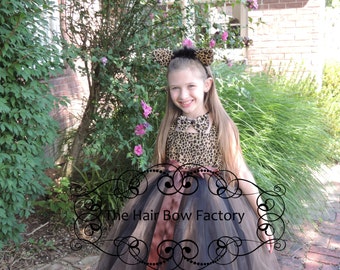 The Hair Bow Factory Cheetah Leopard Halloween Costume Tutu Dress Size 12-24 Months-14