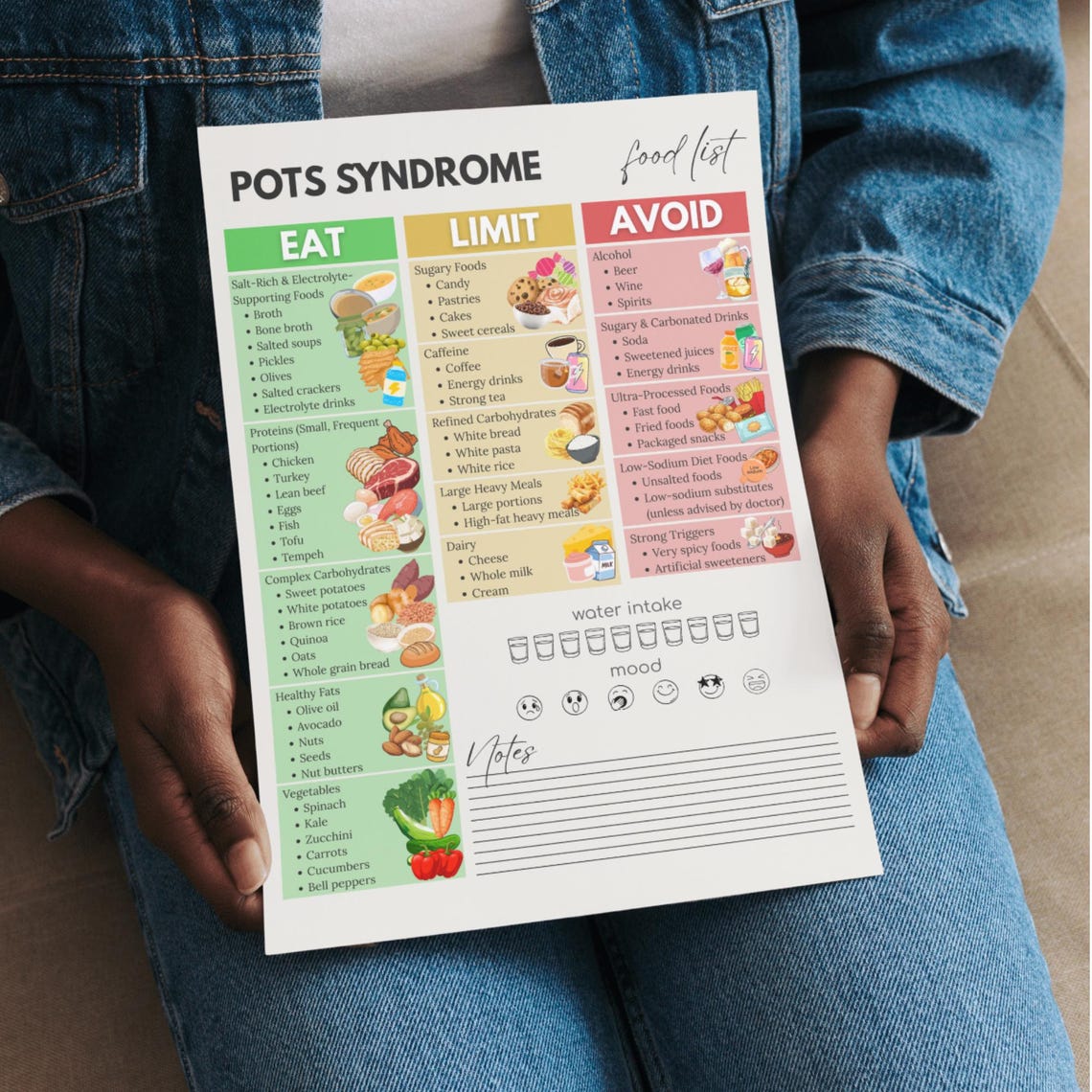 POTS Syndrome Food List, Eat Limit Avoid, Pots Diet, POTS Nutrition ...