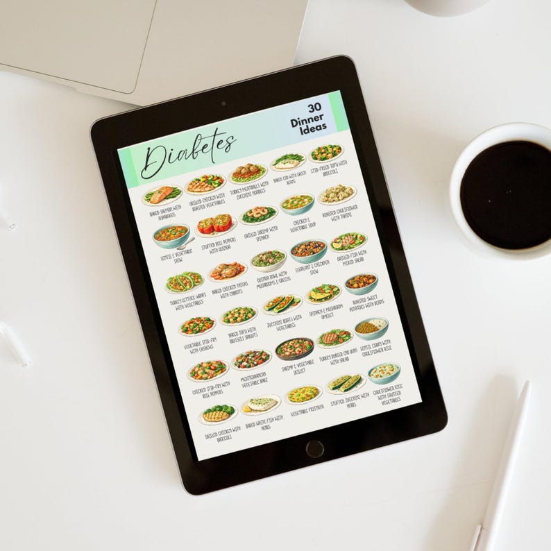 Diabetes Meal Ideas Pack, Diabetic Meal Ideas, 30 Breakfast Ideas, 30 ...