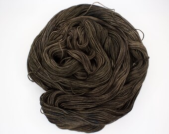Dark Roast colorway on my "Cheer" base/400yds of fingering weight yarn