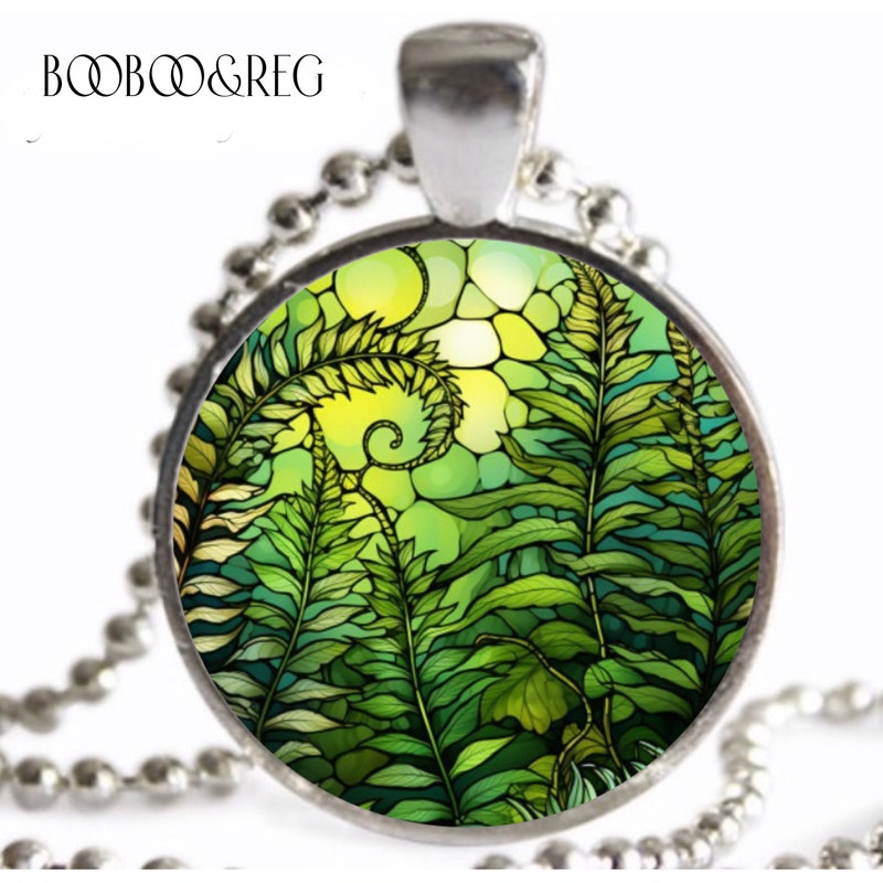 Fern Y Necklace in Gold
