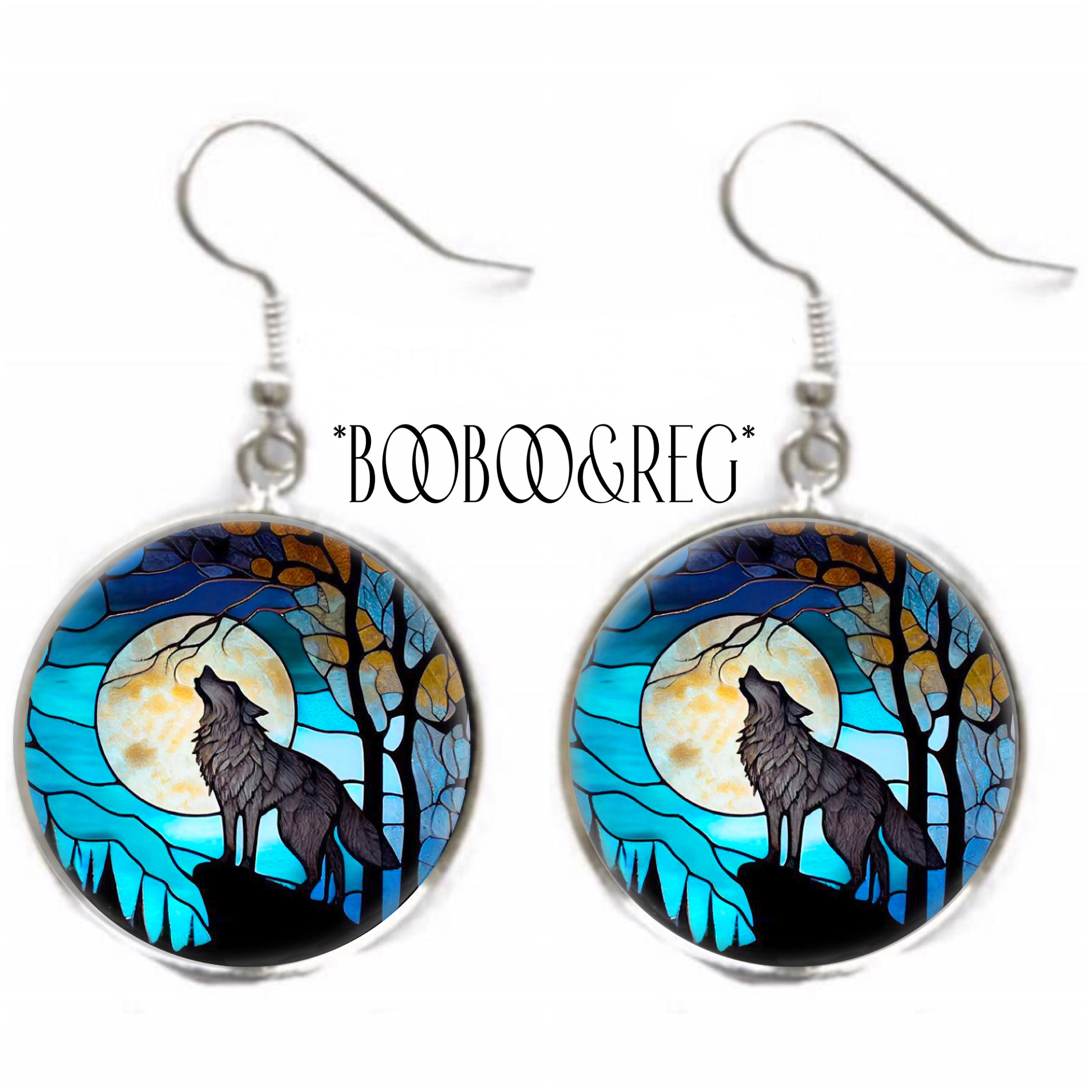 Full Moon Earrings - Etsy