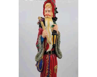 Lenox Pencil Santa 13" Tall "Old World Santa" Vintage Christmas