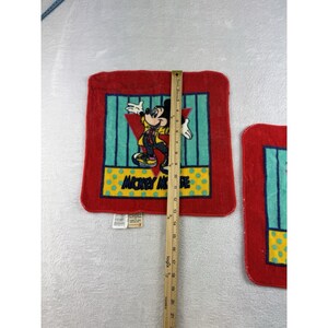 Juego de toallas de baño vintage de Mickey Mouse de Disney, toalla de mano Franco y paño de lavado, 6 piezas. imagen 17