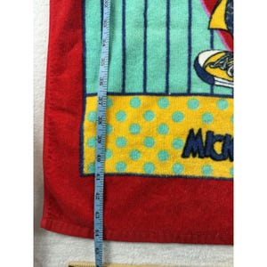 Juego de toallas de baño vintage de Mickey Mouse de Disney, toalla de mano Franco y paño de lavado, 6 piezas. imagen 5