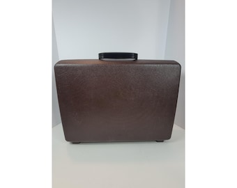 Vintage Samsonite Survivor Classic IV Brown Hard Shell Brief Case No keys