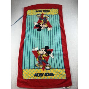 Juego de toallas de baño vintage de Mickey Mouse de Disney, toalla de mano Franco y paño de lavado, 6 piezas. imagen 9