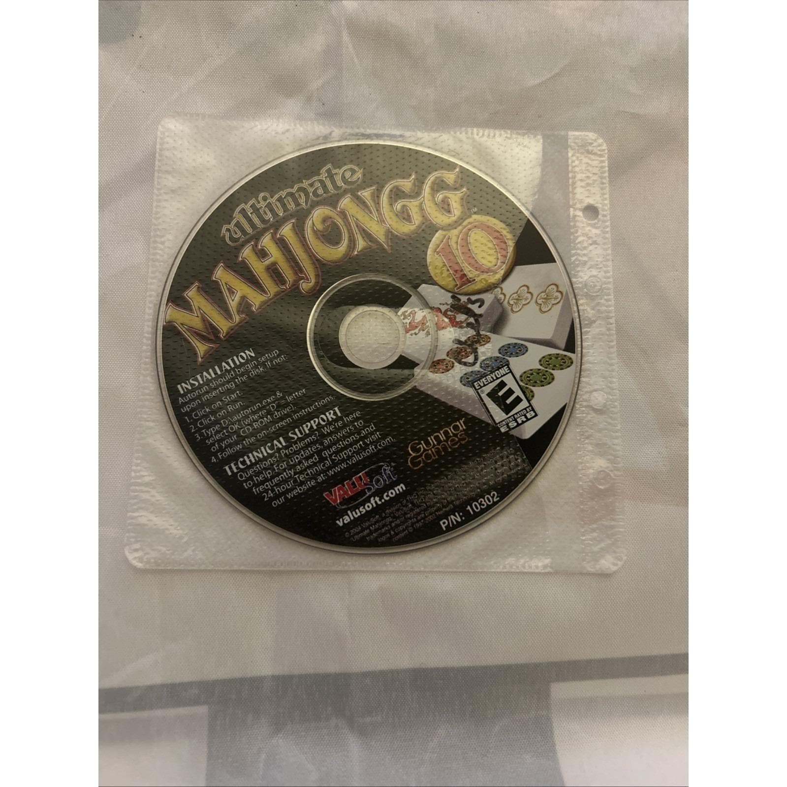 Ultimate Mahjongg (10 Ways to Play) PC CD-ROM! Disc Only! - Etsy