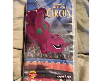 Barney & Friends Super Singing Circus. VHS. Never seen on TV