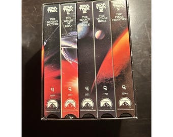 Colección Aniversario de Star Trek VHS Excelente Estado