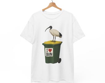 I Love Bin Australian Ibis Bin Chicken T-Shirt | Aussie Bird Tee