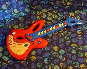 Circuit Bent Toy Guitar with pitch control and body contacts!