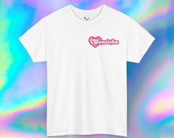 Pink Heart 'Cuntisha' Graphic Tee | Cotton Crew Neck