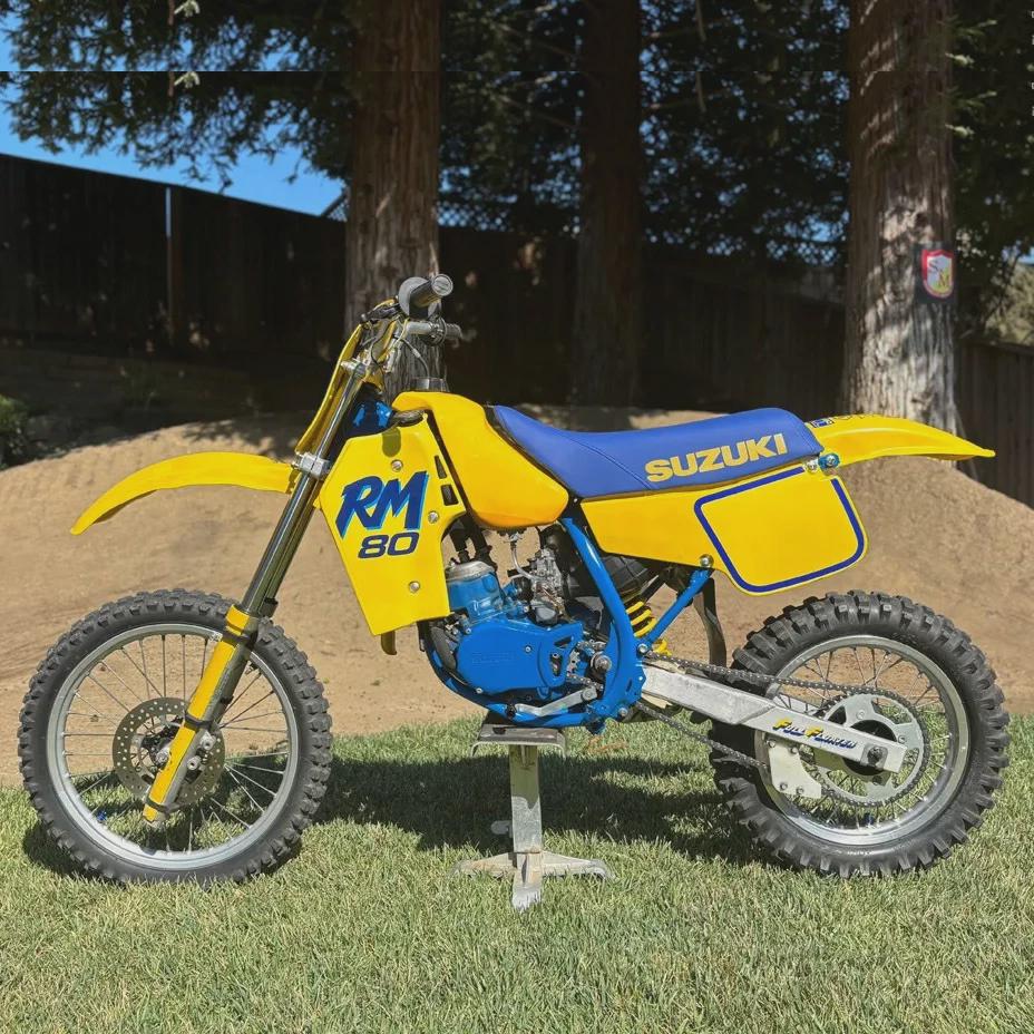 Suzuki RM 80 Decal Kit – Vintage Motocross Graphics Set, RM80
