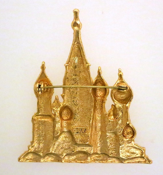 Rare Vintage St. Basil's Cathedral Castle Pin Bro… - image 10