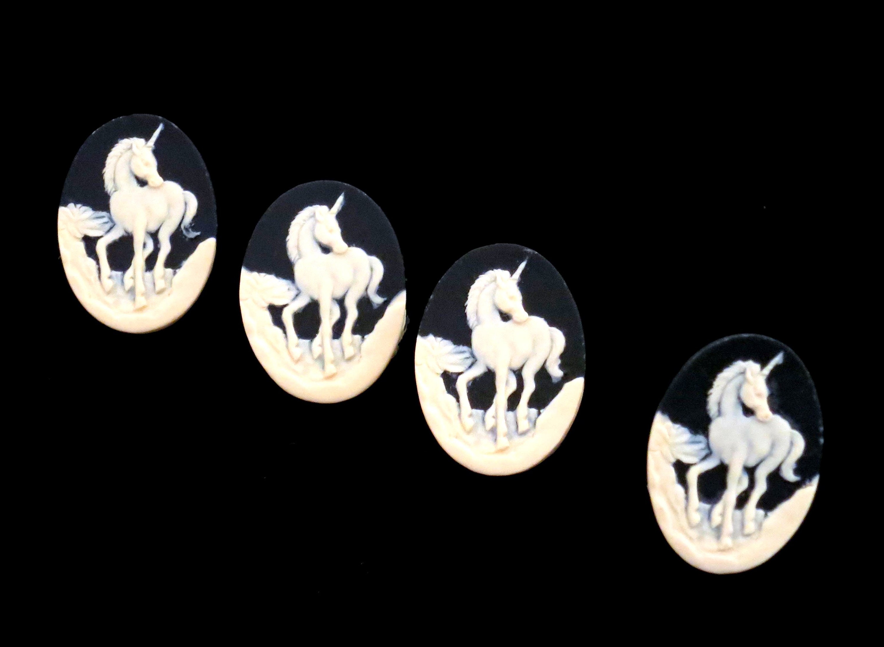 4 Unicorn Buttons, Fantasy, Mythical, Spirit, Legendary Creature Sewing ...