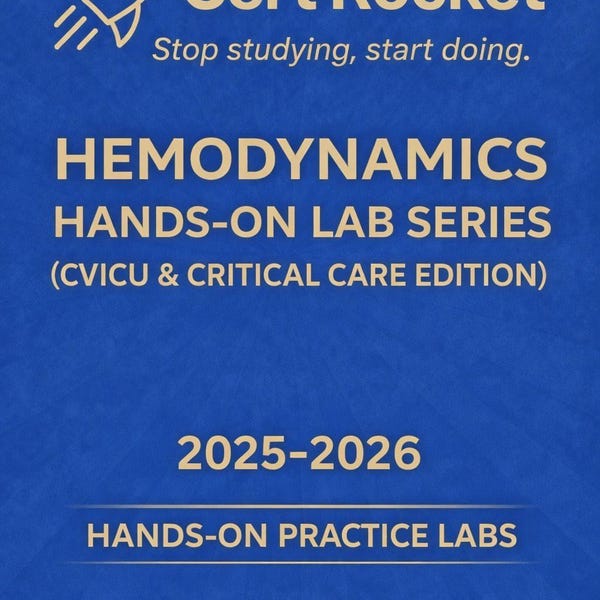 Serie de laboratorios prácticos de hemodinámica de CCRN (edición para UCIC y cuidados críticos) 2025-2026