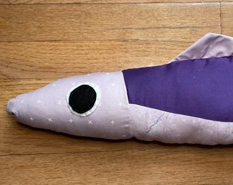 Handmade Sardine Pillow - Fun Quirky Decor