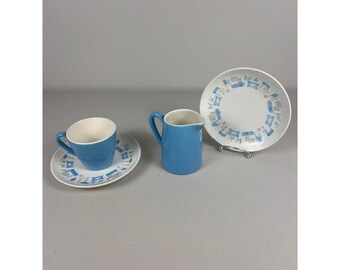 ヴィンテージ ミッドセンチュリーモダン アトミックキッチン ブルークリーマー MCM