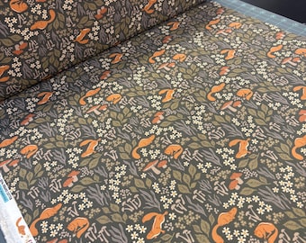 Falling Into Autumn Cloud 9 organic quilting cotton yardage Fall Modern Autumn Thicket