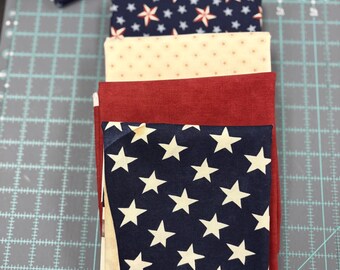 Panel & 3-yard fabric bundle Patriotic