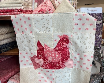Quilting Kit Pillow Wallhanging Bunny Hill Designs Miss Sweet Pea Appliqué