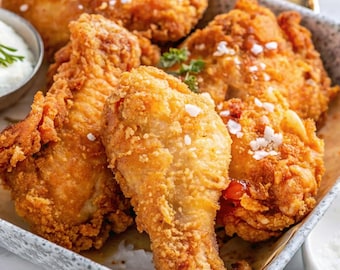 Ricetta del pollo fritto del sud: classico croccante al latticello (download digitale)
