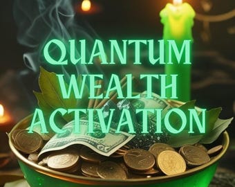 Quantum Wealth Activation- Money Energy Work,Manifest Money, Wealth Pact Money,  Unlock Abundance Energy, Powerful Money Energy, Fast Cash