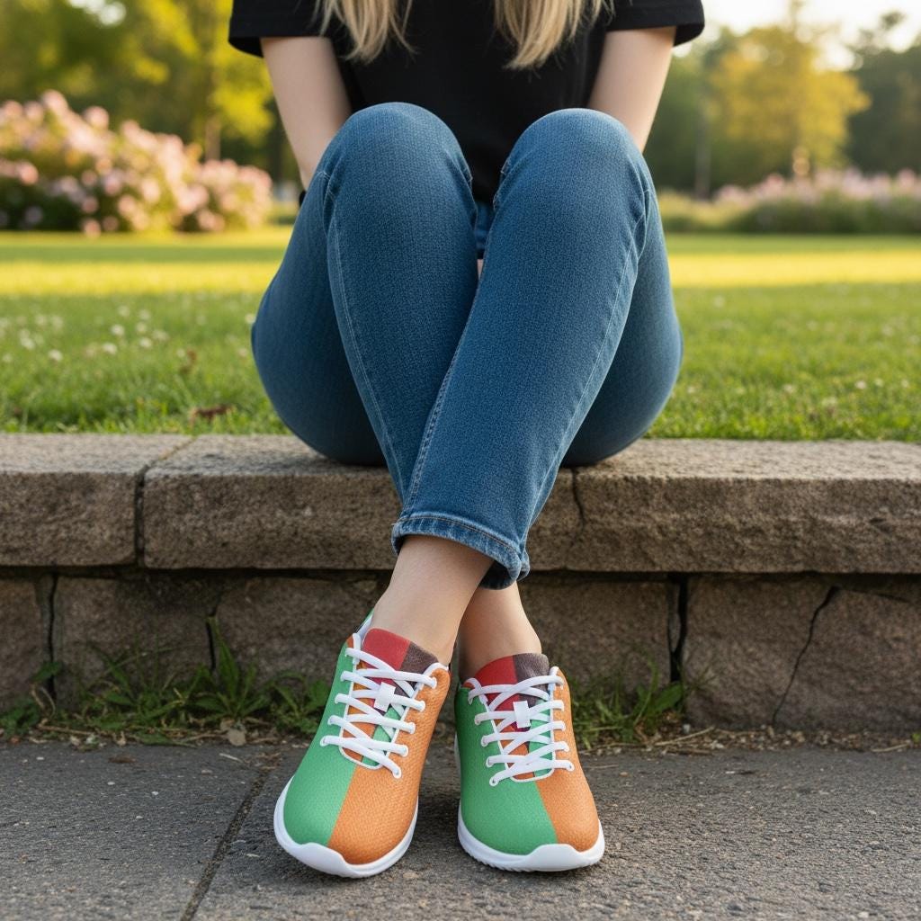 Zapatillas semicirculares para mujer / Zapatillas ligeras para caminar / Avid London