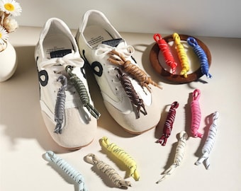 Paracord Shoe Charm for Sneakers, Colorful Rope Knot Shoe Lace Accessory, Handmade Bag Charm, Outdoor Sneaker Decoration,Best Gift for Women