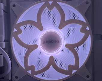 Kratka goneylatora Sakura PC / Drukowany con 3D wzór kwiatu wiśni, 120 mm