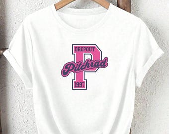 Pink Varsity P Letter SVG | Pitch-Style College Patch | Retro Lettering Design for Apparel