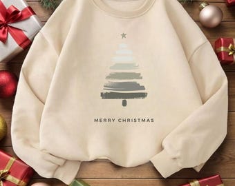 modern christmas tree typography png svg digital file