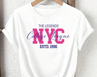 NYC College League Graphic | Vintage University (svg, png, pdf)