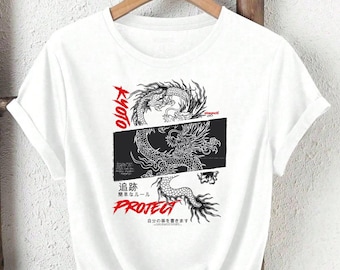 dragon wave collage edgy graphic png svg