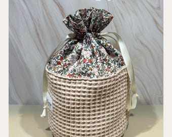 Naaipatroon zakje met trekkoord | 2 maten | Pdf-patroon