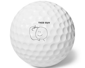 This Guy- Funny Novelty Golf Balls, 6pcs Copyrighted design