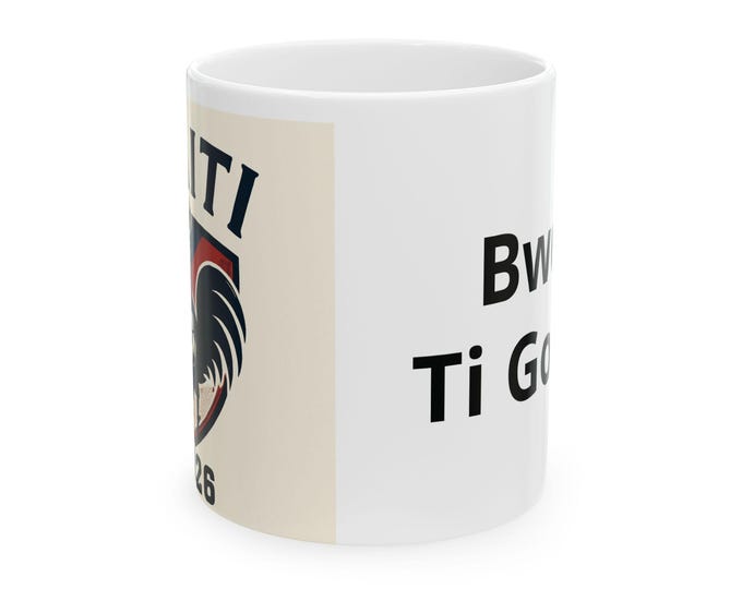 Bwe Ti Gout Mug | Ceramic Coffee Cup, 11oz 15oz