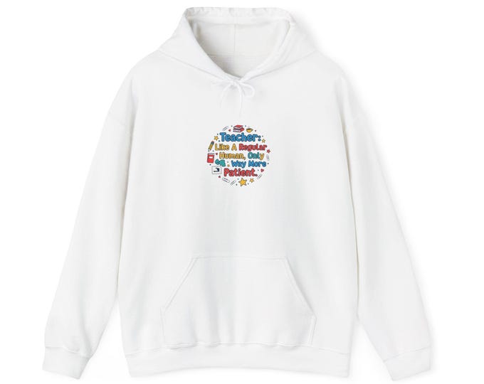 Teacher Life Hoodie | Teacher Appreciation Gifts, School Humor Sweatshirt